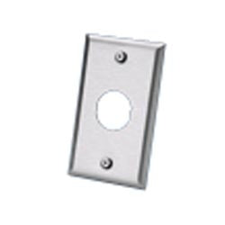 Panduit IAEFP1 | IndustrialNet Stainless Steel Faceplate, Single Gang