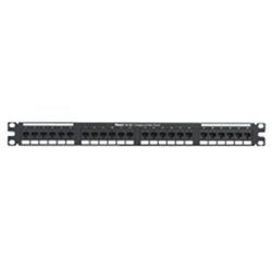 Panduit NK6PPG24Y | Cat 6 Punchdown Keystone Patch Panel, 24 Port