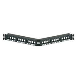 Panduit NKPPA24FMY NK Modular Patch Panel, Angle d, 24 Port, 1 RU