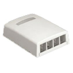 Panduit NK4BXIG-AY | NetKey Surface Mount Box 4 Position