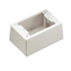 Panduit JBP1DWH | Single Gang Power Rated 2-piece Deep Outlet Box, White