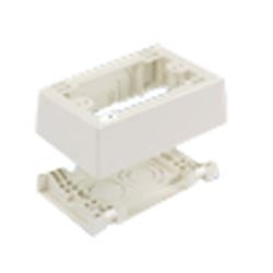 Panduit JBP1FSEI | Power Rated Single Gang Fast Snap Junction Box, Electric Ivory