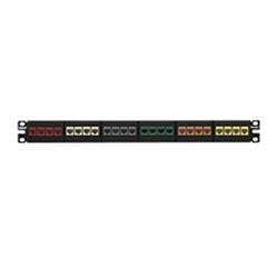 Panduit NKFP24Y NK Modular Patch Panel, Flat, 24 Port, 1 RU