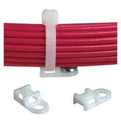Panduit TA1S8-M | TA1S8-M Tie Anchor Mount, Natural, PA 6.6, 0.75x0.38", #8 Screw, PK1000