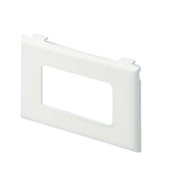 Panduit T70PGEI | Single Gang Snap-on Rectangular Electrical/Communication Faceplate, Electric Ivory