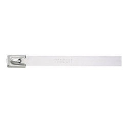 Panduit MLT2H-LP MLT Tie, 304 SS, Heavy, 7.9"; (201mm), .010"; (.25mm) thk, Pack of 50