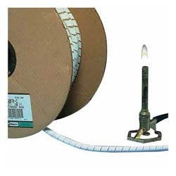 Panduit T38FR-C20Y | T38Fr-C20Y Spiral Wrap, Black, Fr Pe, 0.3125" Min Dia., Pk1