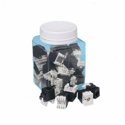 Panduit NK688MWH-Q | UTP RJ45 Cat 6 Punchdown Keystone Jack Module, WH