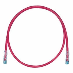 Panduit UTPSP34RDY | Copper Patch Cord, RJ45-RJ45, Category 6, Red UTP Cable, 34 FT.