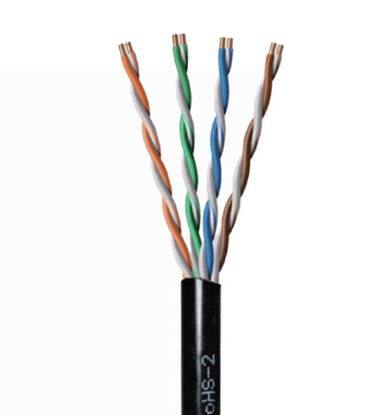 Paige Electric Corp 258320804 | 22-4P OSP Solid BC Gamechanger MDPE Direct Burial Flooded Cable - Black, 1000'