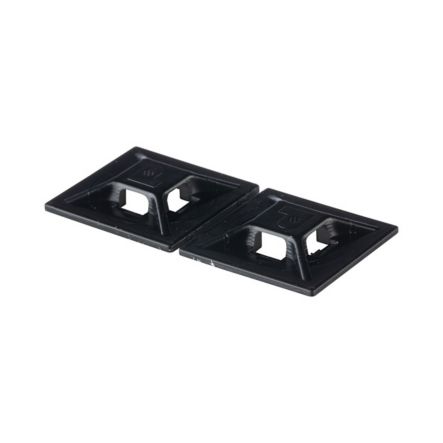 Panduit ABMM-AT-C0 | ABMM-AT-C0 Cable Tie Mount, Black, UV ABS, Acrylic Adh., 0.75x0.75", PK100