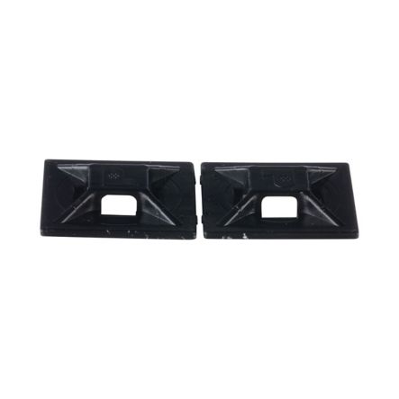 Panduit ABMM-AT-C0 | ABMM-AT-C0 Cable Tie Mount, Black, UV ABS, Acrylic Adh., 0.75x0.75", PK100