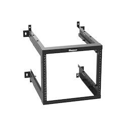 Panduit AWMR9 | Adjustable Depth Wall Mount Rack, 9RU, Black