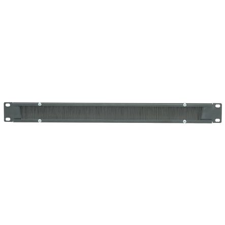 Panduit BR1B | Blanking Panel with Brush Seal Pass-Through 1 RU, Black