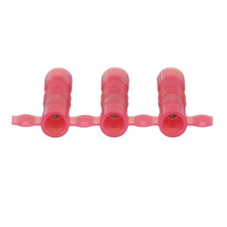 Panduit BSN18-3K | Pan-Term BSN18-3K Butt Splice, Red, Nylon, 16-22 AWG, PK3000