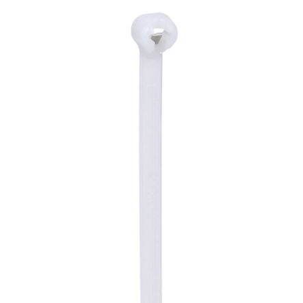 Panduit BT2I-M Cable Tie, Metal Barb, 8.0";L (203mm), Intermediate, Nylon, Natural, Pack of 1000