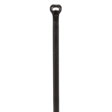 Panduit BT2M-M0 | Dome-Top Bt2M-M0 Barb Tie, Black, Uv Pa6.6, 7.9"L, 18Lb, Pk1000