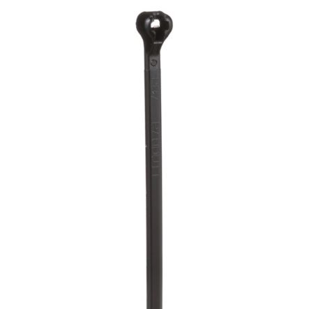 Panduit BT2M-M0 | Dome-Top Bt2M-M0 Barb Tie, Black, Uv Pa6.6, 7.9"L, 18Lb, Pk1000