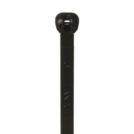 Panduit BT2S-C0 | Dome-Top BT2S-C0 Barb Tie, Black, UV PA6.6, 8"L, 50lb, PK100