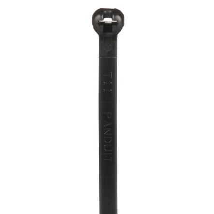 Panduit BT3I-M0 | Dome-Top BT3I-M0 Barb Tie, Black, UV PA6.6, 11.3"L, 40lb, PK1000