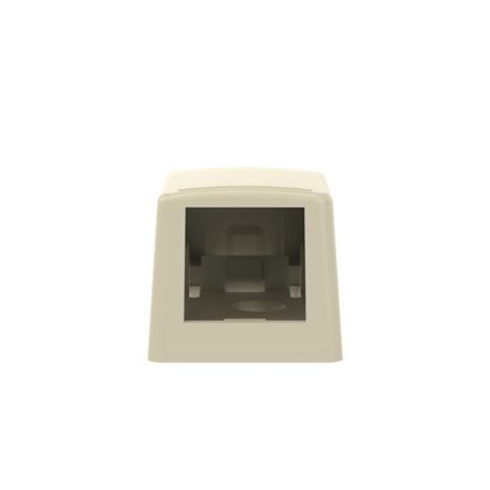 Panduit CBX1EI-A | Surface Mount Box, 1 Port, Electric Ivory