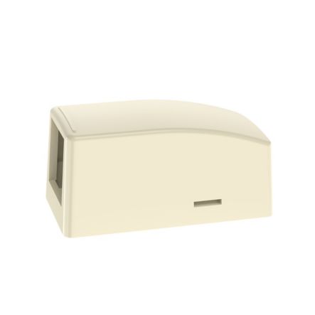 Panduit CBX1EI-A | Surface Mount Box, 1 Port, Electric Ivory