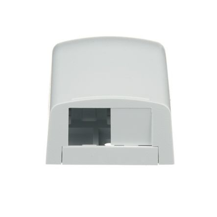 Panduit CBX2WH-AY | Mini-Com Surface Mount Box Accepts Up To Two Mini-Com Modules, Dimensions: 1.06";H x 1.95";W x 3.65";L (27.0mm x 49.5mm x 92.7mm), White