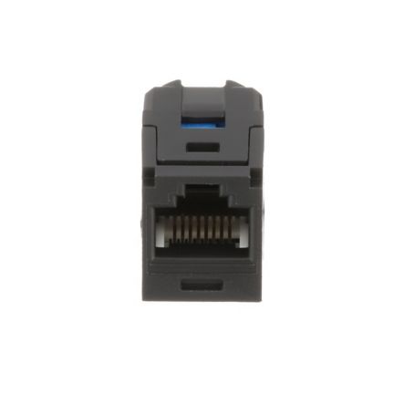 Panduit CC5E88BL Mini-Com Coupler Module, Category 5e, UTP, Black