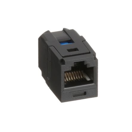 Panduit CC5E88BL Mini-Com Coupler Module, Category 5e, UTP, Black