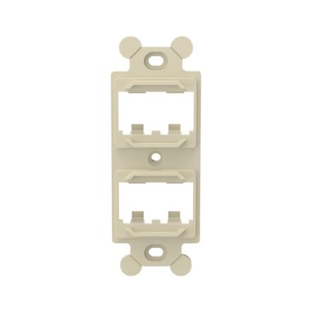 Panduit CF1064EIY | Frame, Type 106, 4 Port, Electric Ivory