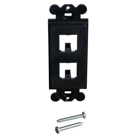 Panduit CFG2BL | GFCI Frame, 2 Port, Black
