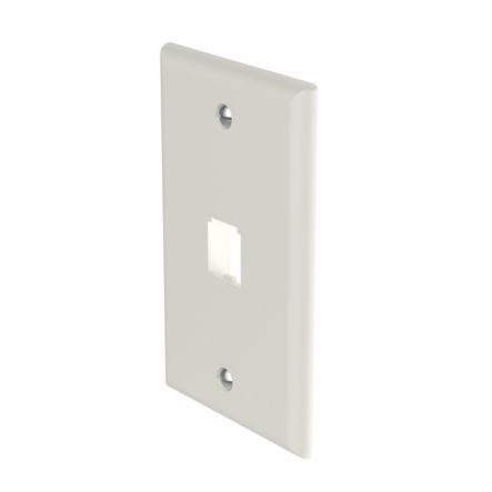 Panduit CFP1IW | Faceplate, 1 Port, Classic, Off White