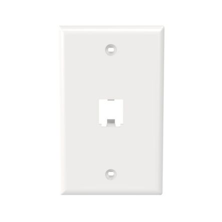 Panduit CFP1WH | Faceplate, 1 Port, Classic, White