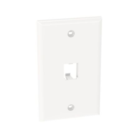 Panduit CFP1WH | Faceplate, 1 Port, Classic, White