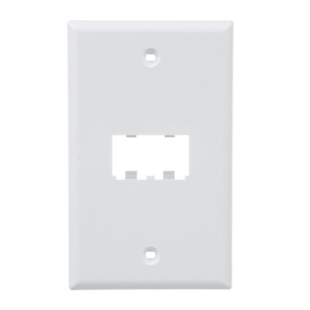 Panduit CFP2WH | Faceplate, 2 Port, Classic, White