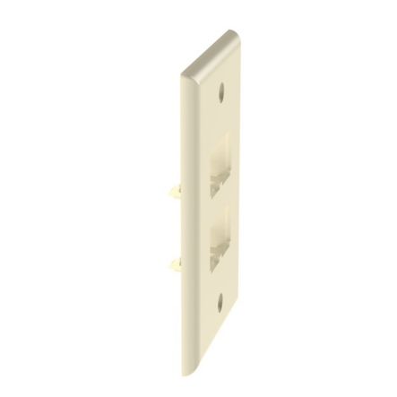 Panduit CFP4EI | Faceplate, 4 Port, Classic, Electric Ivory
