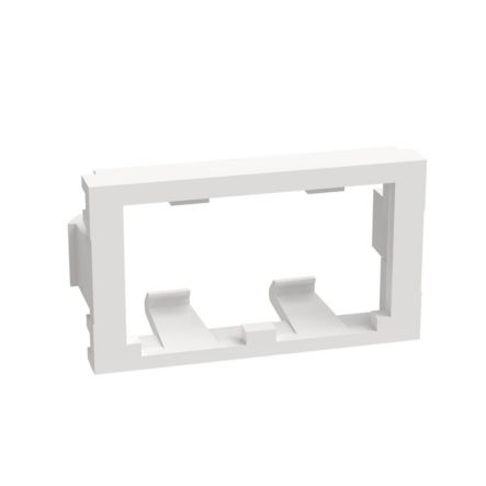 Panduit CHF2MWH-X | Mini-Com, Modular Insert, Flat, 1/3 size, 2 port, White