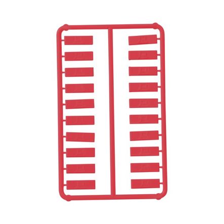 Panduit CIDRD-C | Plastic Snap-In Port Identifier, Mini-Com, Data Icon, Red, Pack of 100