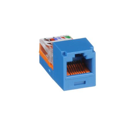 Panduit CJ588BUY | Mini-Com Module, Category 5e, UTP, 8-Position 8-Wire, Universal Wiring, Blue, Leadframe Style