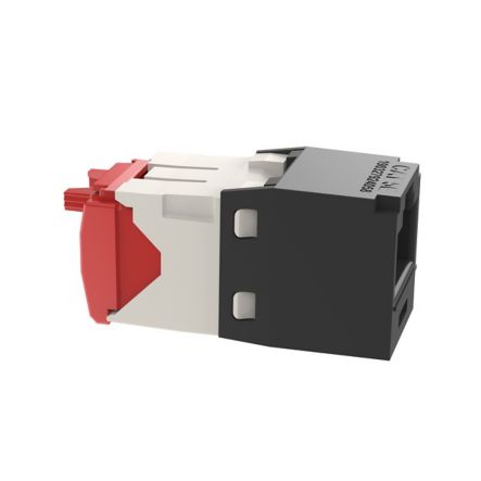 Panduit CJ5E88TGBL-24 | Mini-Com Utp Rj45 Cat 5E Tg Jack Module, Black, 24 Pack