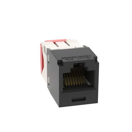 Panduit CJ5E88TGBL-24 | Mini-Com Utp Rj45 Cat 5E Tg Jack Module, Black, 24 Pack