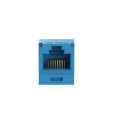 Panduit CJ5E88TGBU-24 | Mini-Com Utp Rj45 Cat 5E Tg Jack Module, Blue, 24 Pack