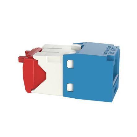Panduit CJ5E88TGBU-24 | Mini-Com Utp Rj45 Cat 5E Tg Jack Module, Blue, 24 Pack