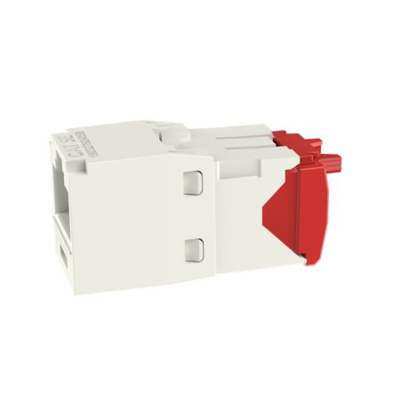 Panduit CJ5E88TGIW | Mini-Com Module, Category 5e, UTP, 8-Position 8-Wire, Universal Wiring, Off White, TG Style