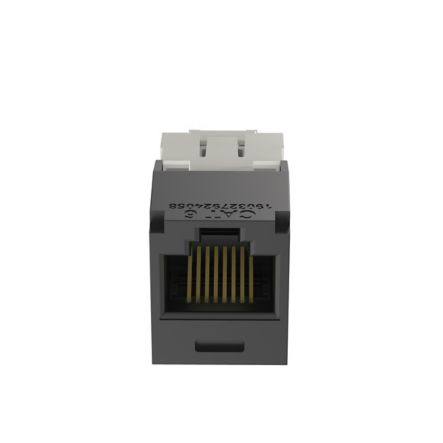 Panduit CJ688TGBL-24 | Mini-Com UTP RJ45 Cat 6 TG Jack Module, Black