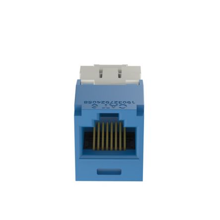 Panduit CJ688TGBU-24 | Mini-Com UTP RJ45 Cat 6 TG Jack Module, Blue