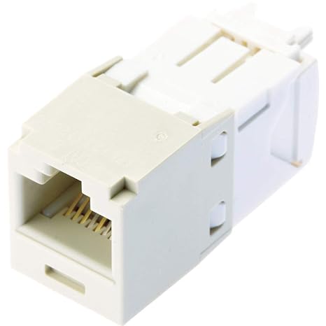 Panduit CJ688TGEI-C | Mini-Com Utp Rj45 Cat 6 Tg Jack Module, Electric Ivory, 100 Pack