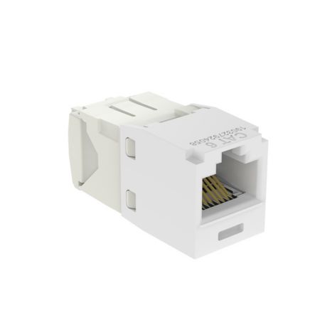 Panduit CJ688TGWH-24 | Mini-Com UTP RJ45 Cat 6 TG Jack Module, White