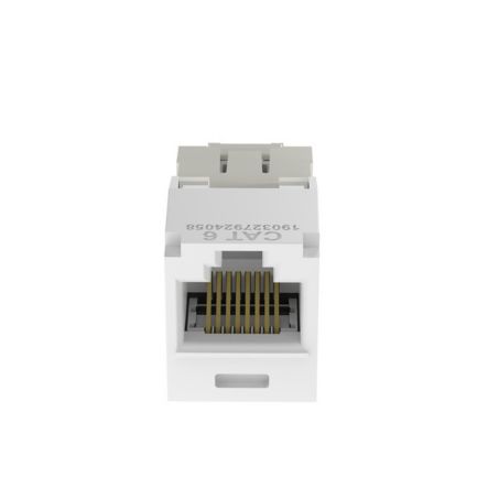 Panduit CJ688TGWH-24 | Mini-Com UTP RJ45 Cat 6 TG Jack Module, White