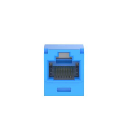 Panduit CJE6X88TGBU | Mini-Com UTP RJ45 Cat 6A TG Jack Module Corrosion Resistant, Blue